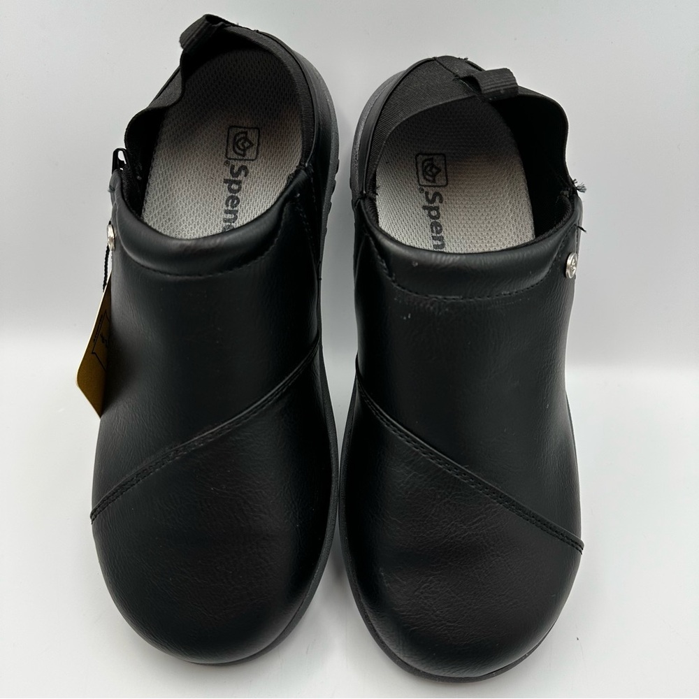 Spenco Brooklyn Convertible Black Slip On Shoe Womens 6.5B Orthotic Arch Support